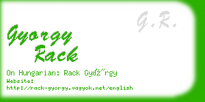 gyorgy rack business card